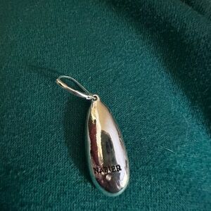 Napier signed earrings. Aqua stones. Back has tiny crystal embedded.never worn